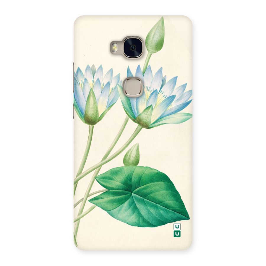 Blue Lotus Back Case for Huawei Honor 5X