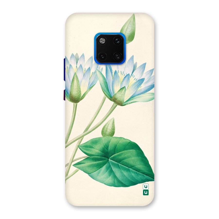 Blue Lotus Back Case for Huawei Mate 20 Pro
