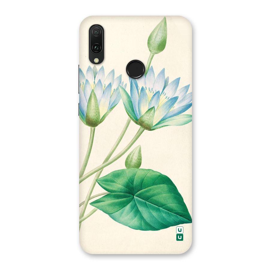 Blue Lotus Back Case for Huawei Y9 (2019)