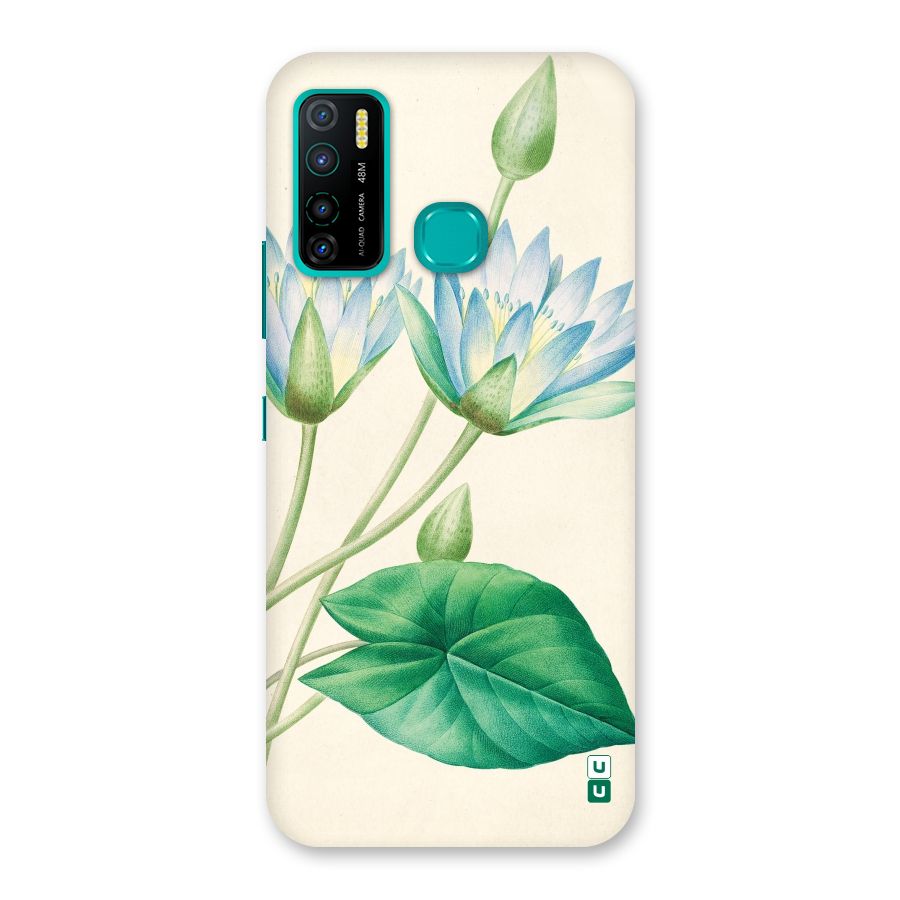 Blue Lotus Back Case for Infinix Hot 9 Pro