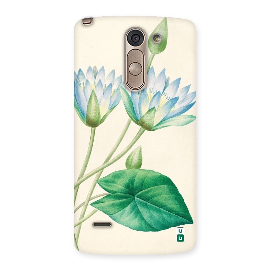 Blue Lotus Back Case for LG G3 Stylus
