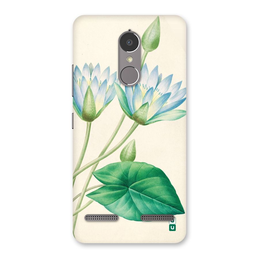 Blue Lotus Back Case for Lenovo K6