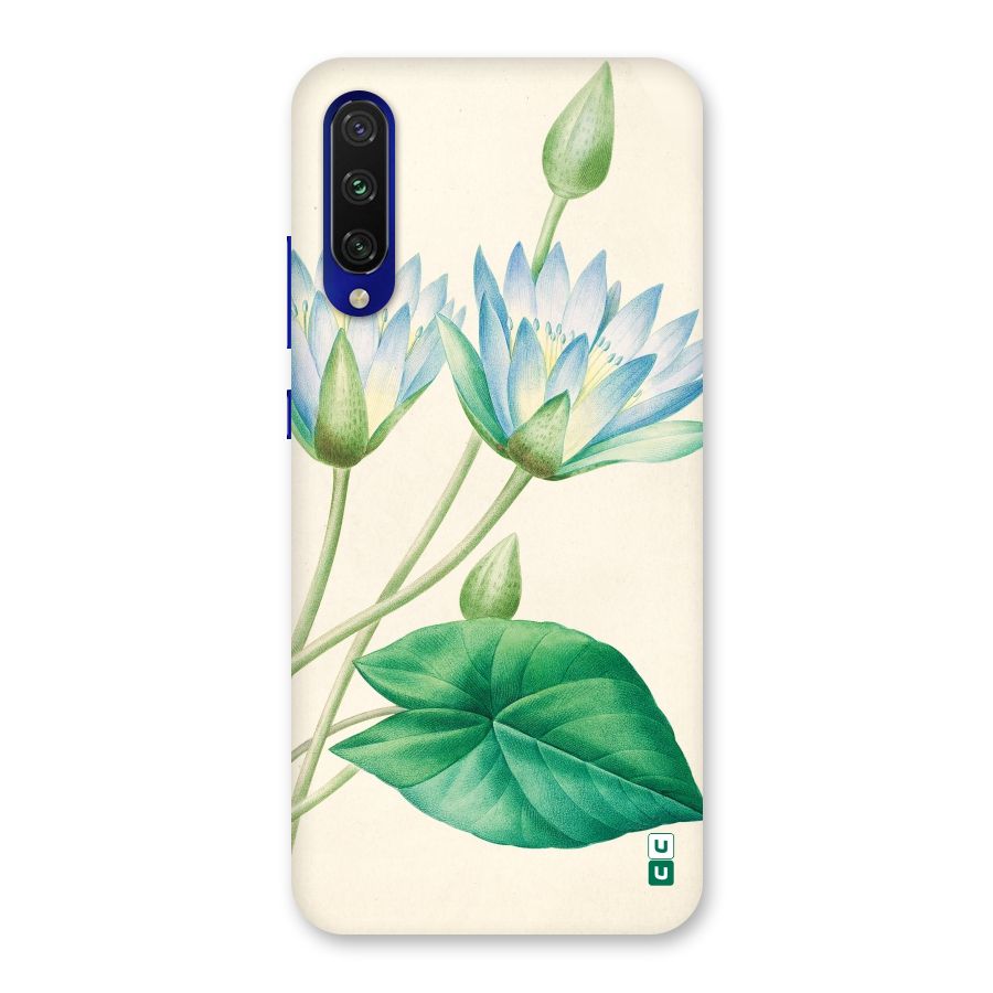 Blue Lotus Back Case for Mi A3