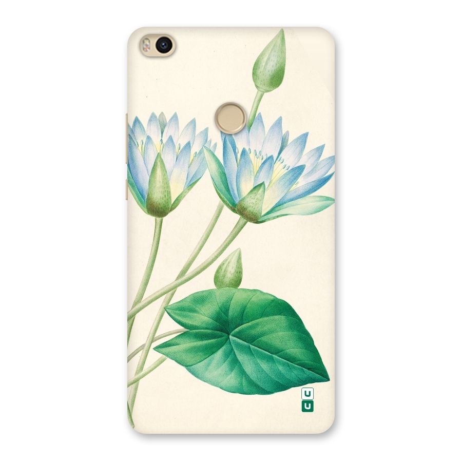 Blue Lotus Back Case for Mi Max 2