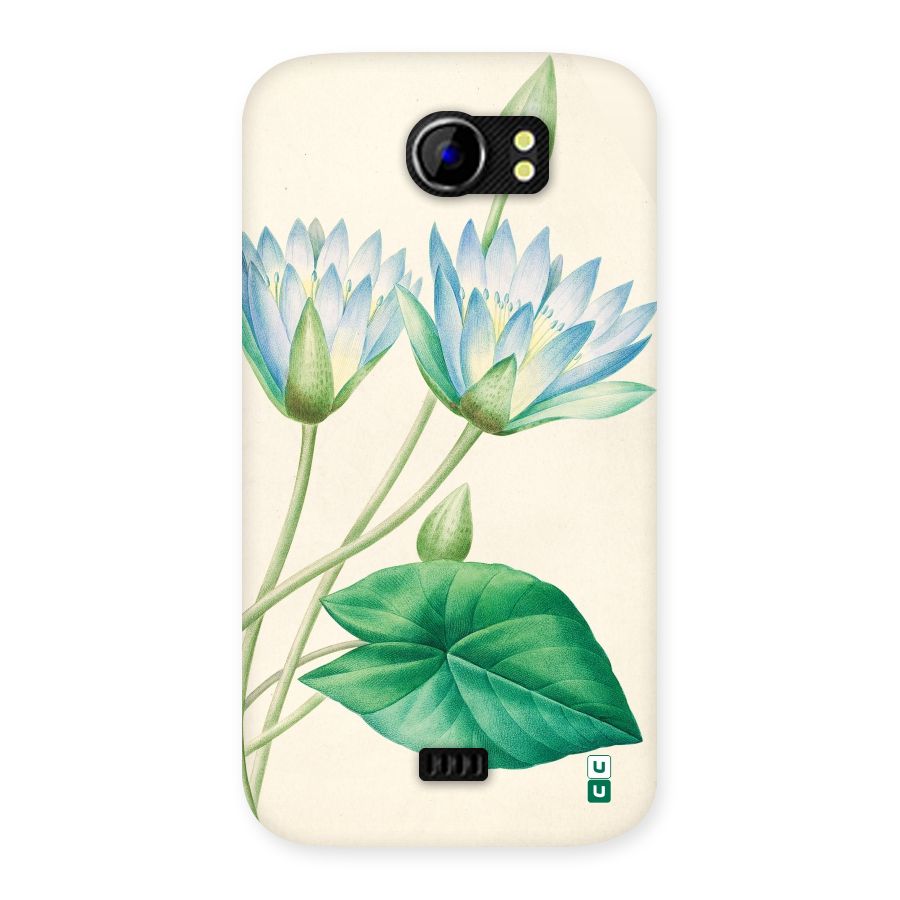 Blue Lotus Back Case for Micromax Canvas 2 A110
