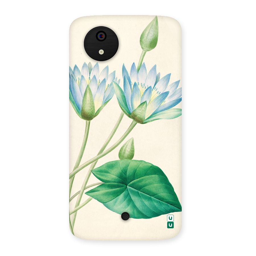 Blue Lotus Back Case for Micromax Canvas A1