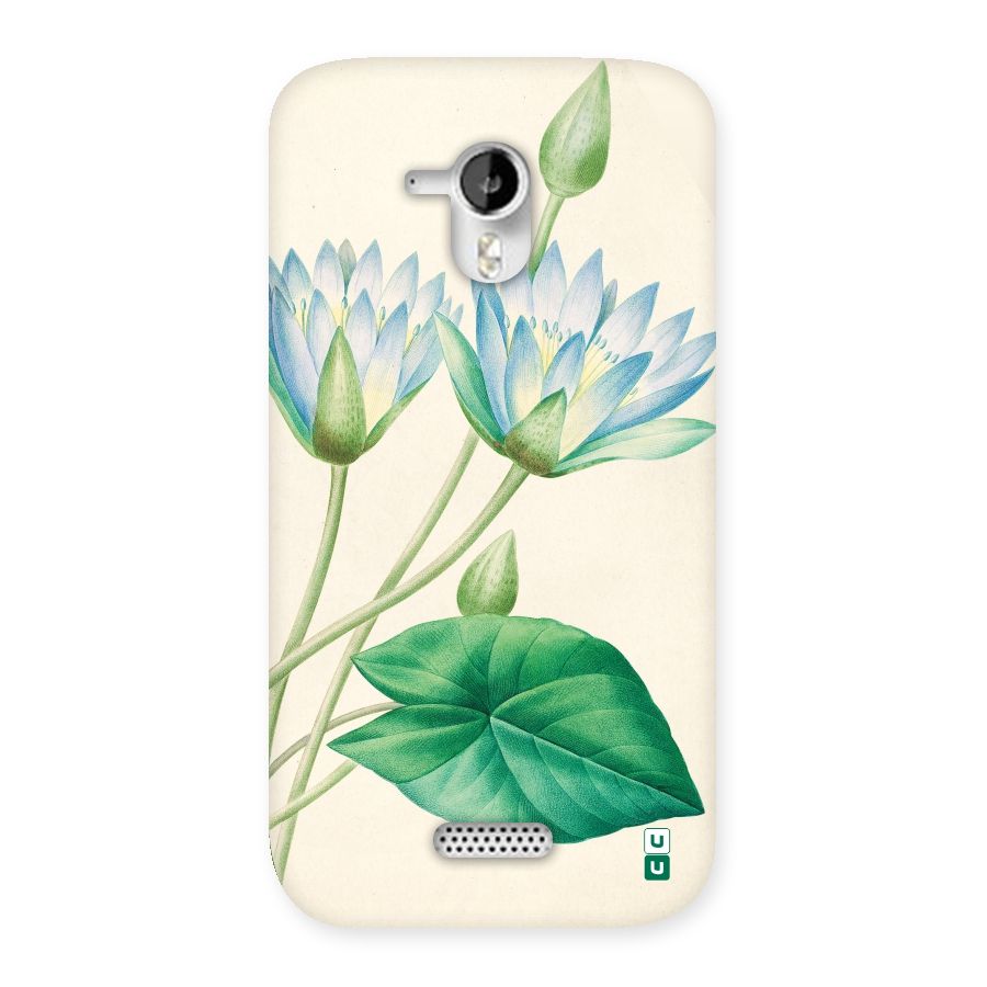 Blue Lotus Back Case for Micromax Canvas HD A116