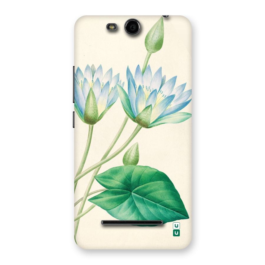 Blue Lotus Back Case for Micromax Canvas Juice 3 Q392