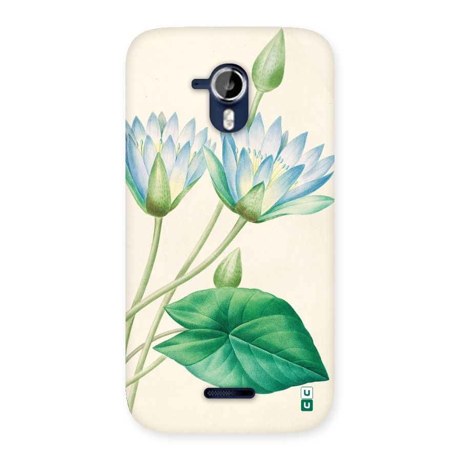 Blue Lotus Back Case for Micromax Canvas Magnus A117