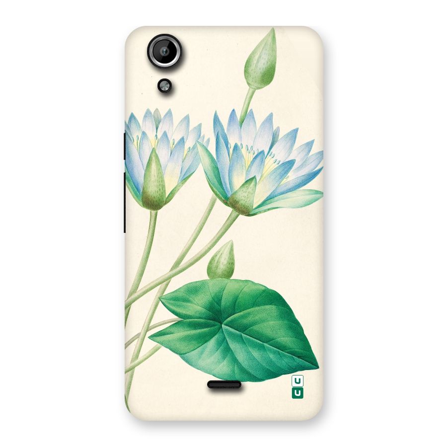 Blue Lotus Back Case for Micromax Canvas Selfie Lens Q345