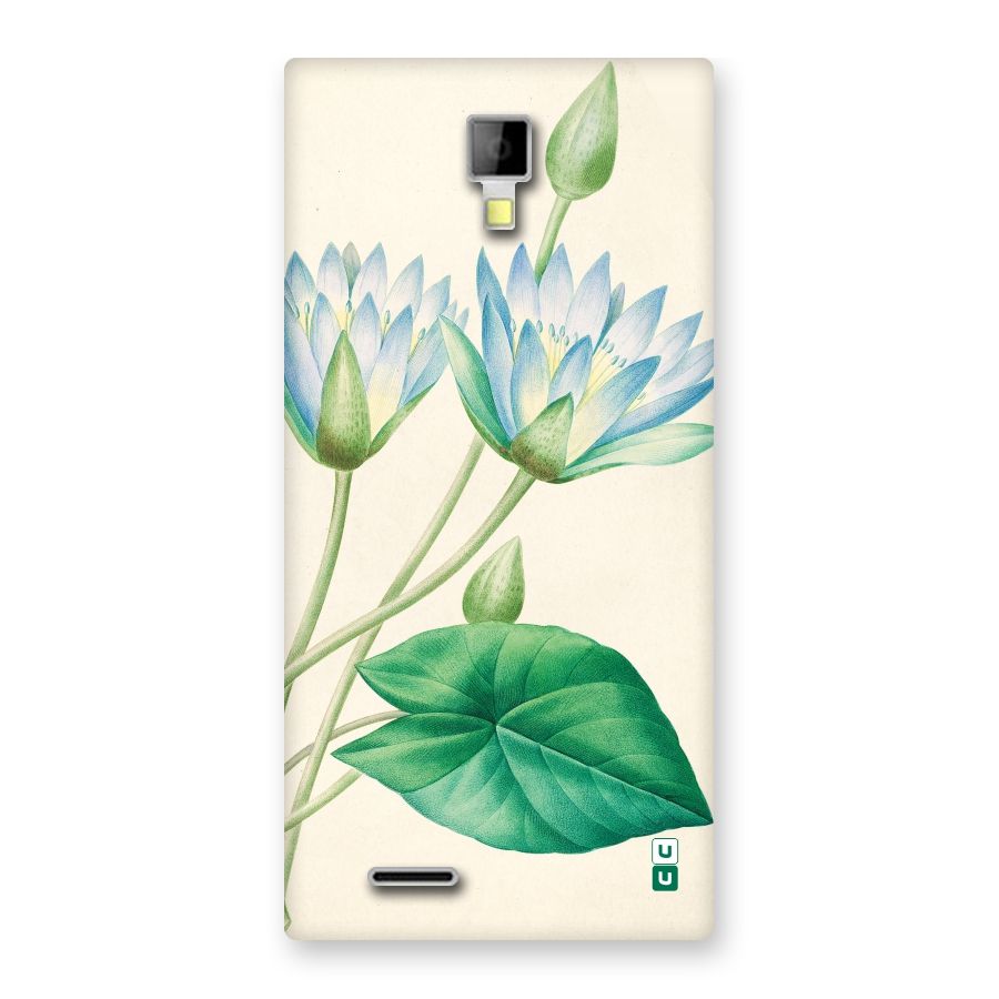 Blue Lotus Back Case for Micromax Canvas Xpress A99