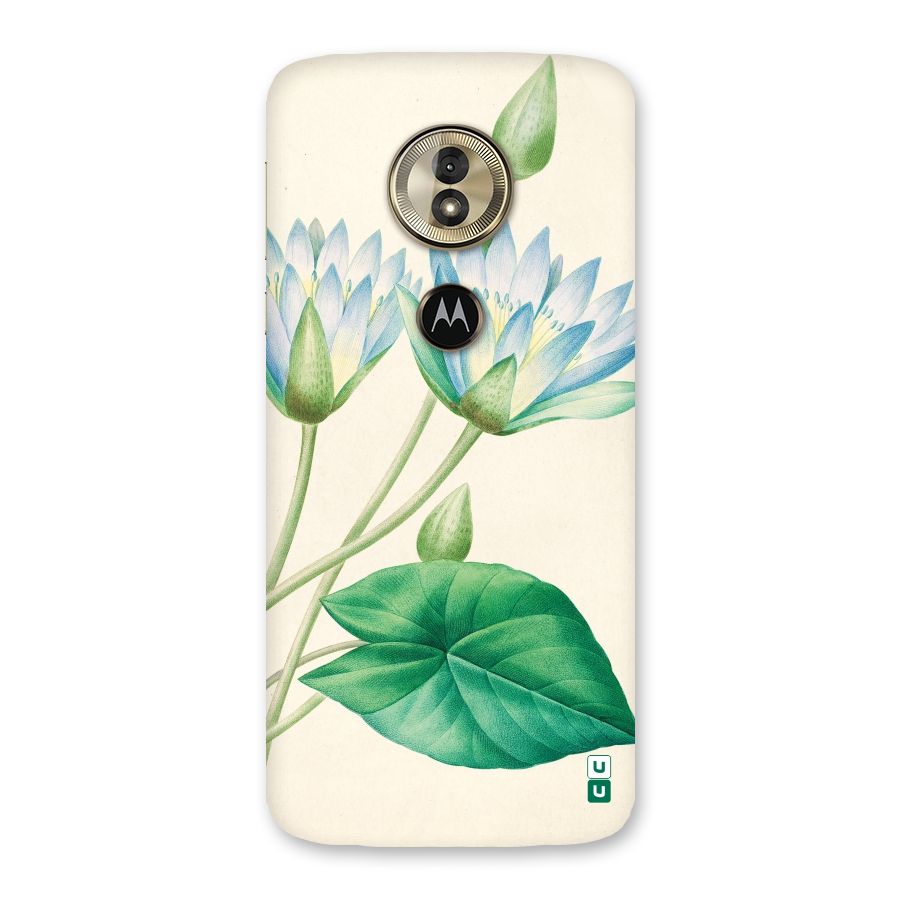 Blue Lotus Back Case for Moto G6 Play