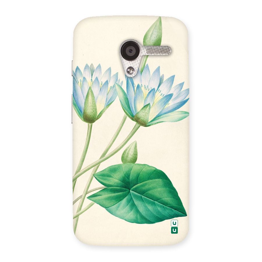Blue Lotus Back Case for Moto X