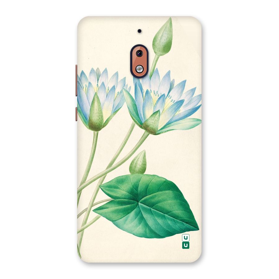Blue Lotus Back Case for Nokia 2.1