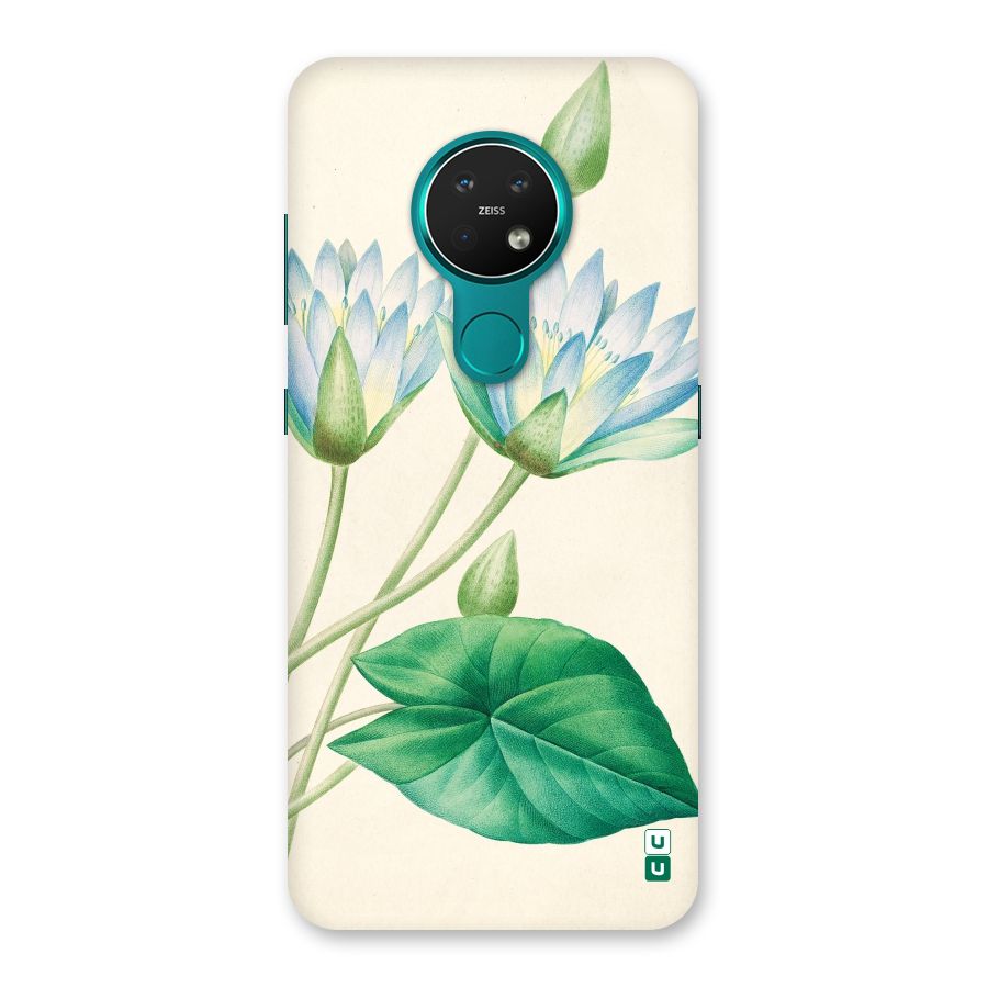 Blue Lotus Back Case for Nokia 7.2