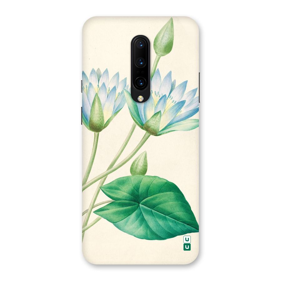 Blue Lotus Back Case for OnePlus 7 Pro