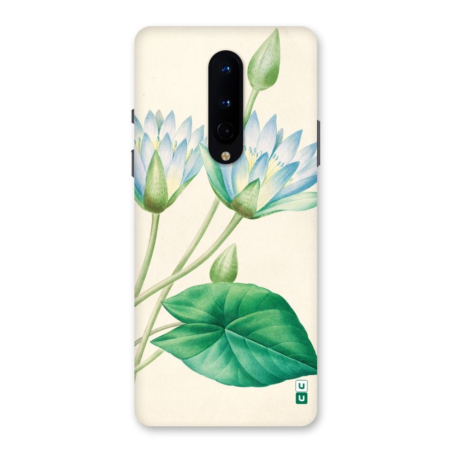 Blue Lotus Back Case for OnePlus 8
