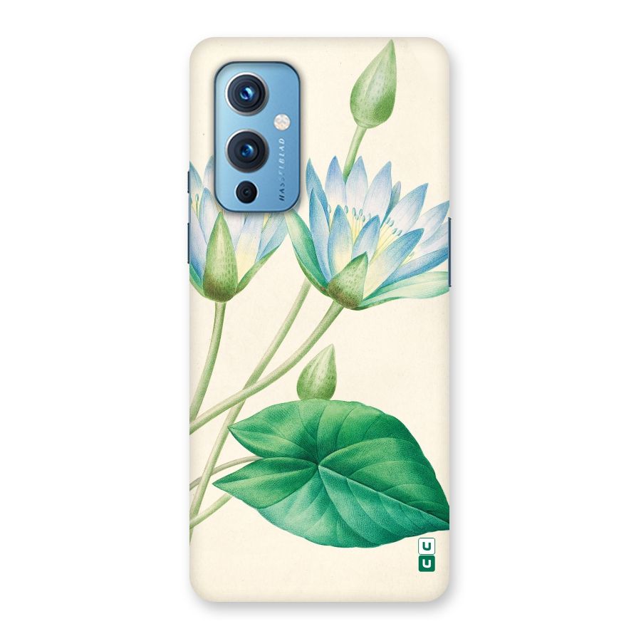 Blue Lotus Back Case for OnePlus 9