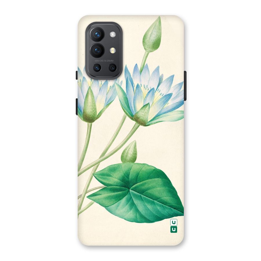 Blue Lotus Back Case for OnePlus 9R
