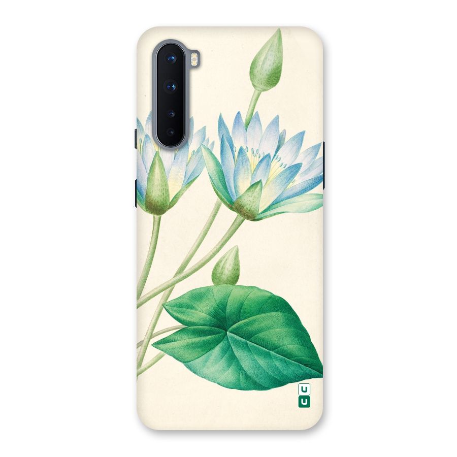 Blue Lotus Back Case for OnePlus Nord
