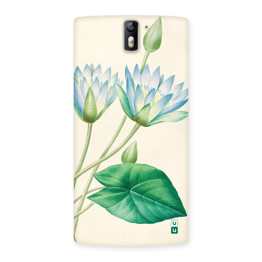 Blue Lotus Back Case for One Plus One