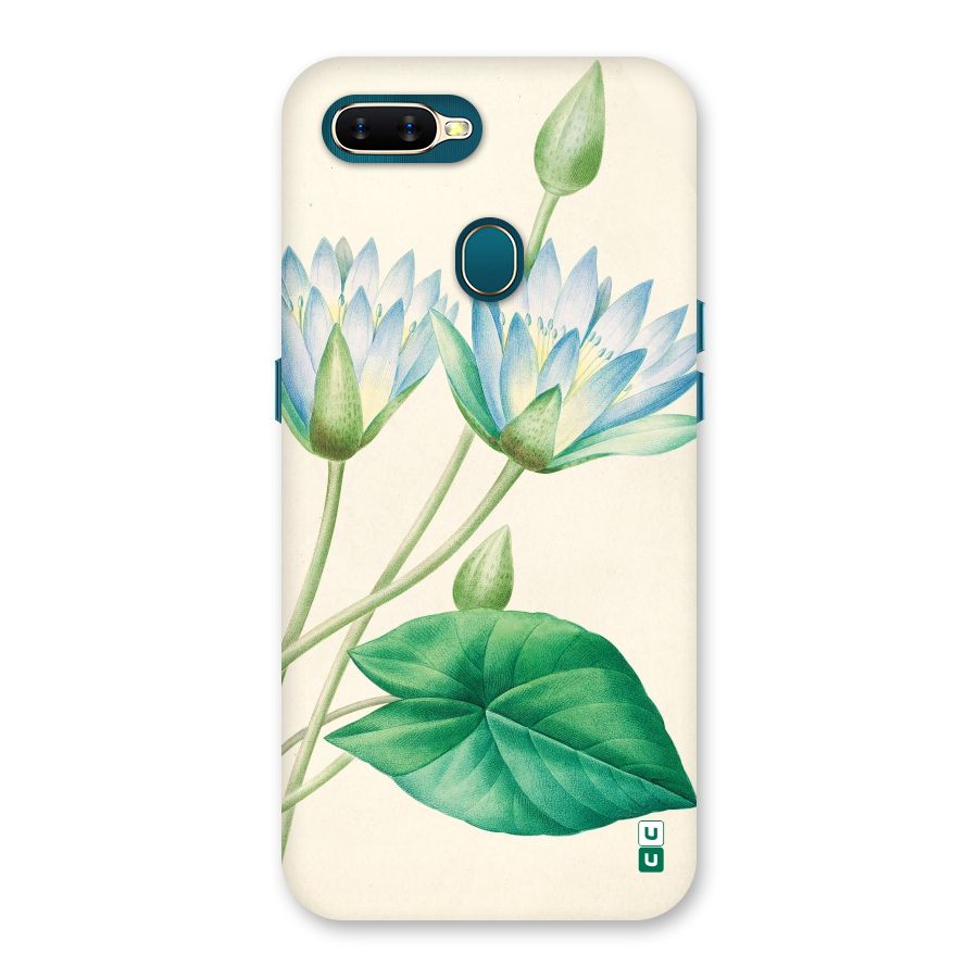 Blue Lotus Back Case for Oppo A11k