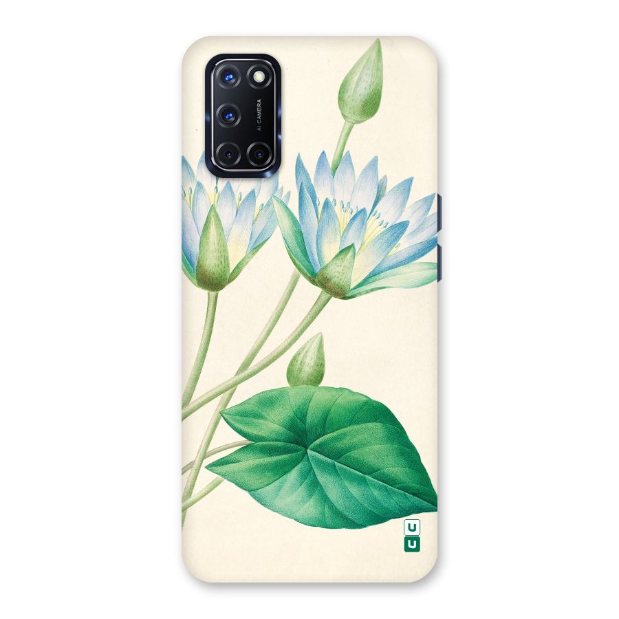 Blue Lotus Back Case for Oppo A52