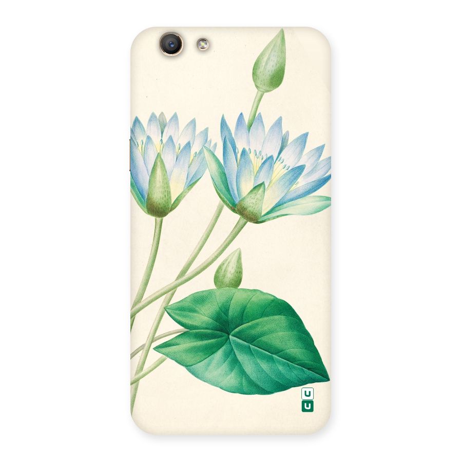 Blue Lotus Back Case for Oppo A59