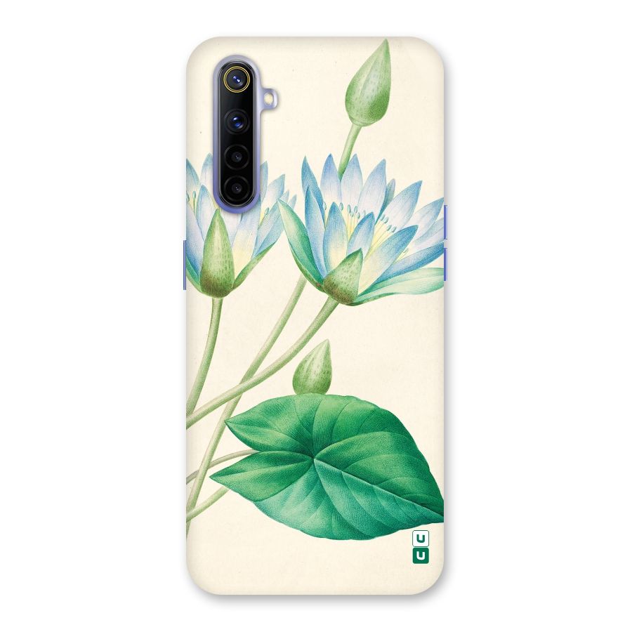 Blue Lotus Back Case for Realme 6