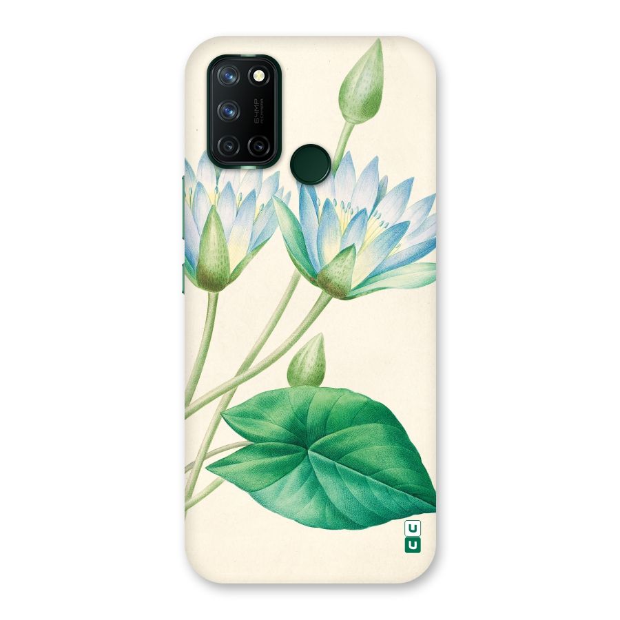 Blue Lotus Back Case for Realme 7i