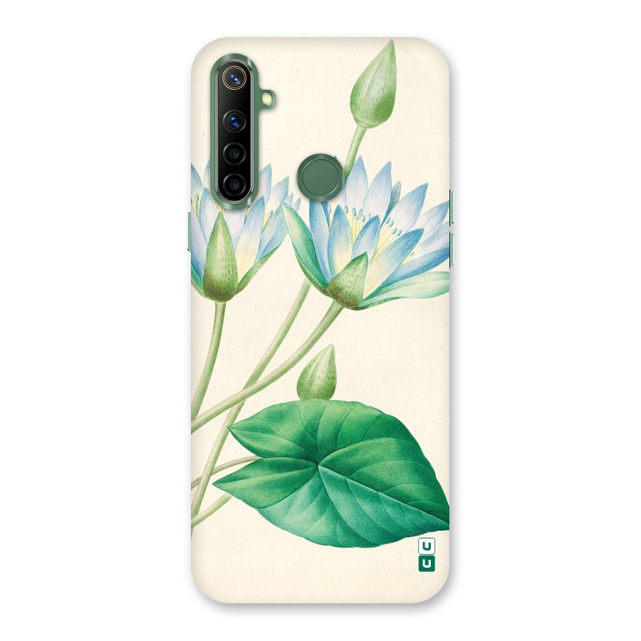 Blue Lotus Back Case for Realme Narzo 10