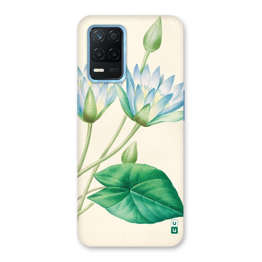 Blue Lotus Back Case for Realme Narzo 30 5G