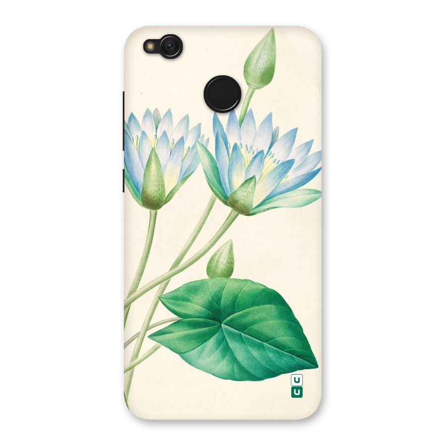 Blue Lotus Back Case for Redmi 4
