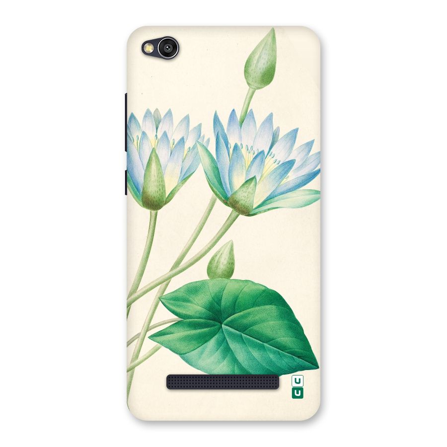 Blue Lotus Back Case for Redmi 4A