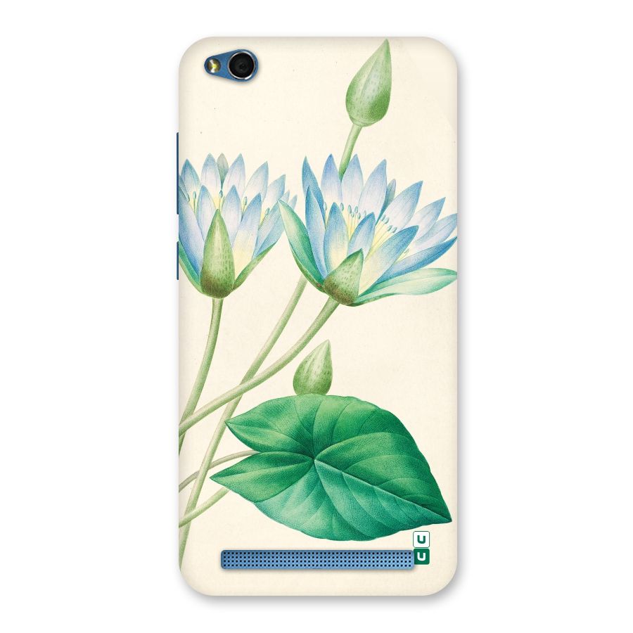 Blue Lotus Back Case for Redmi 5A