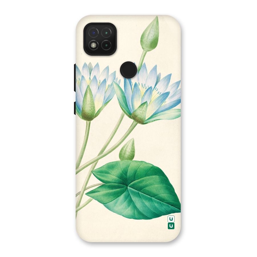 Blue Lotus Back Case for Redmi 9