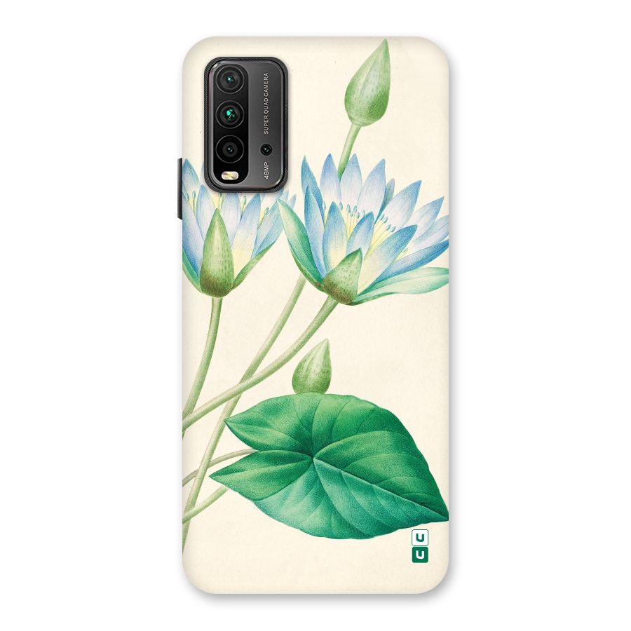 Blue Lotus Back Case for Redmi 9 Power