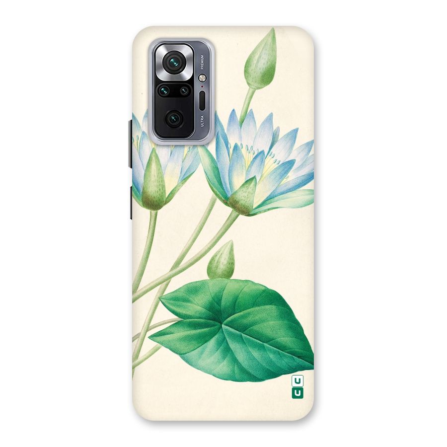 Blue Lotus Back Case for Redmi Note 10 Pro Max
