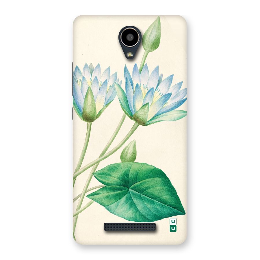 Blue Lotus Back Case for Redmi Note 2