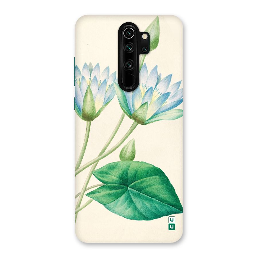 Blue Lotus Back Case for Redmi Note 8 Pro