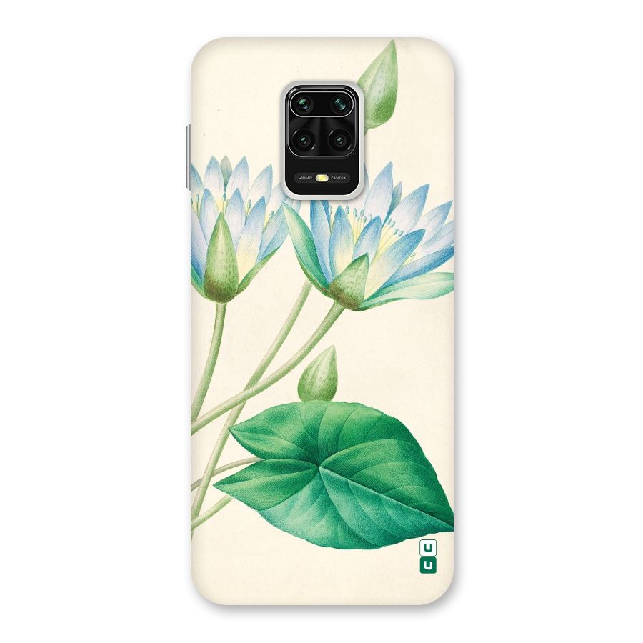 Blue Lotus Back Case for Redmi Note 9 Pro Max