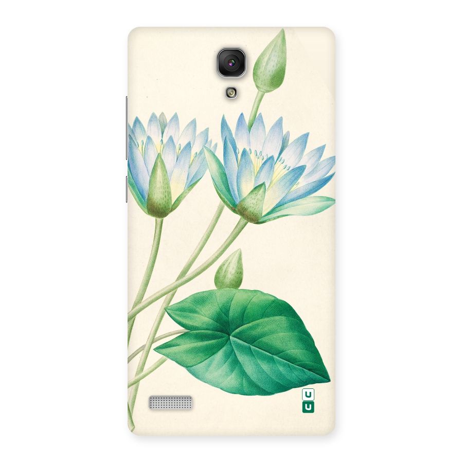 Blue Lotus Back Case for Redmi Note Prime