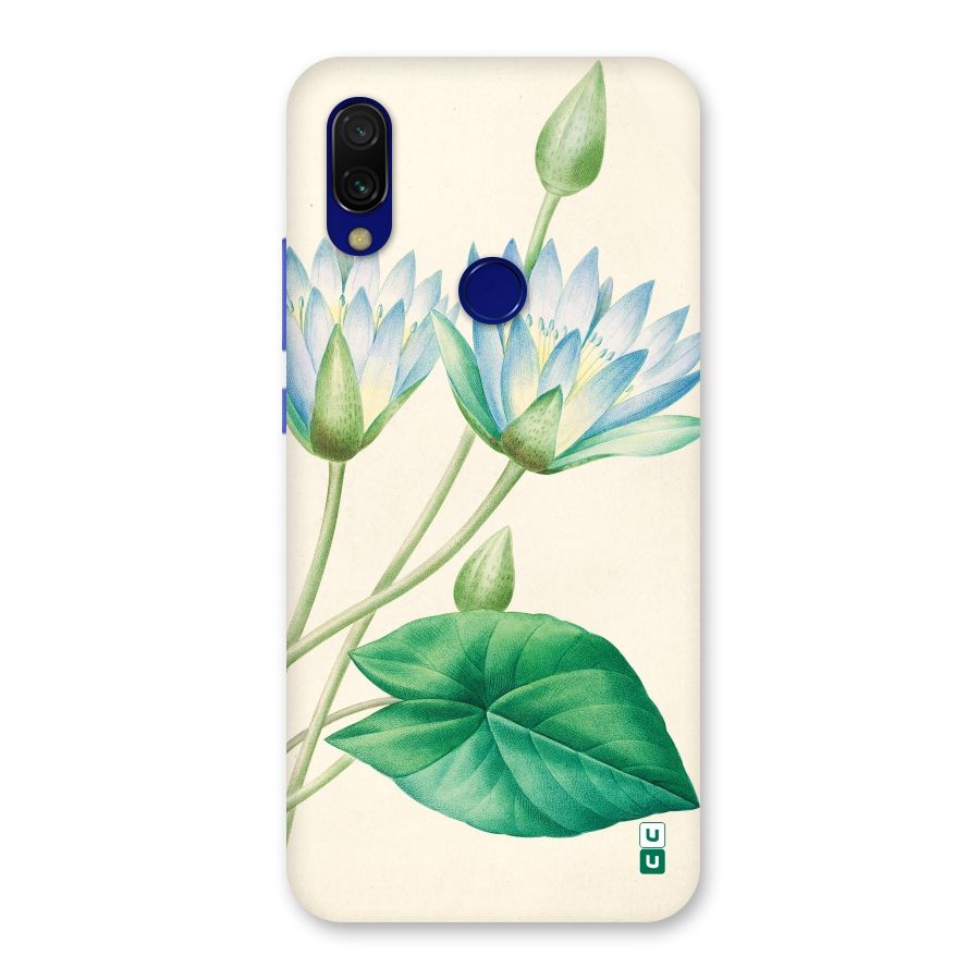 Blue Lotus Back Case for Redmi Y3