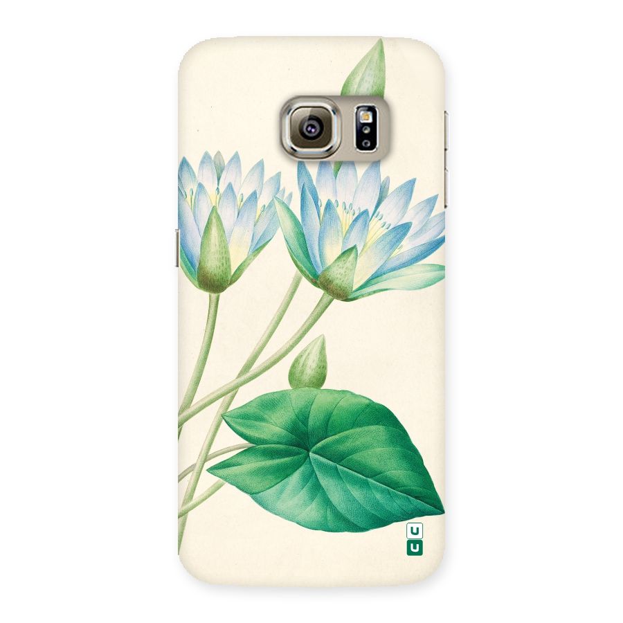 Blue Lotus Back Case for Samsung Galaxy S6 Edge