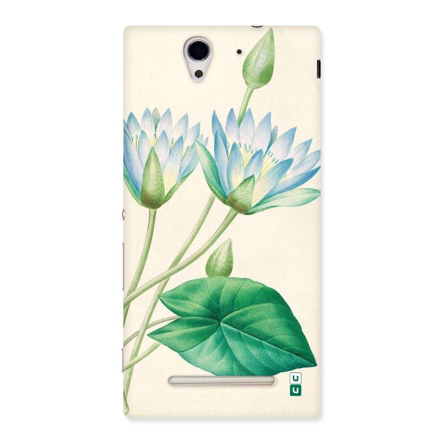 Blue Lotus Back Case for Sony Xperia C3