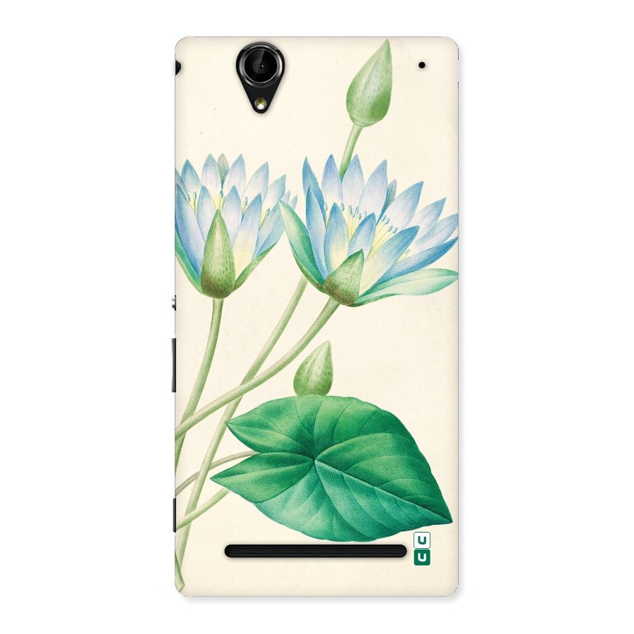 Blue Lotus Back Case for Sony Xperia T2