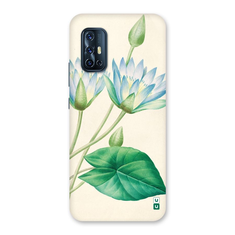 Blue Lotus Back Case for Vivo V17