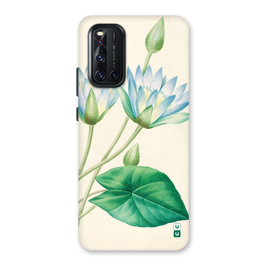 Blue Lotus Back Case for Vivo V19