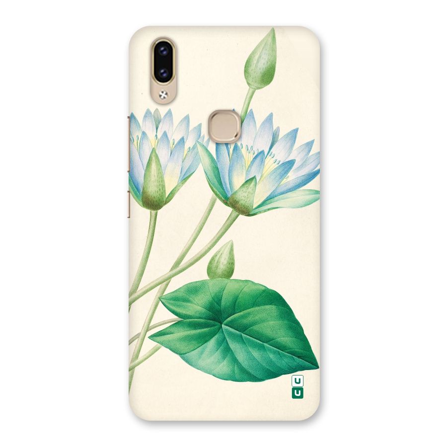 Blue Lotus Back Case for Vivo V9 Youth