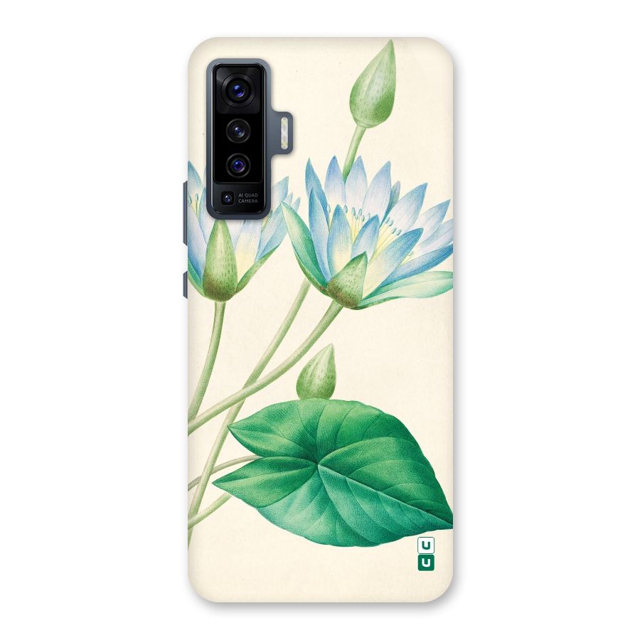 Blue Lotus Back Case for Vivo X50